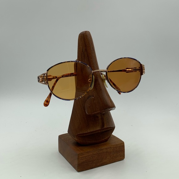 Bella Italia 208 Blue / Gold Oval Sunglasses Frame - Picture 2 of 7